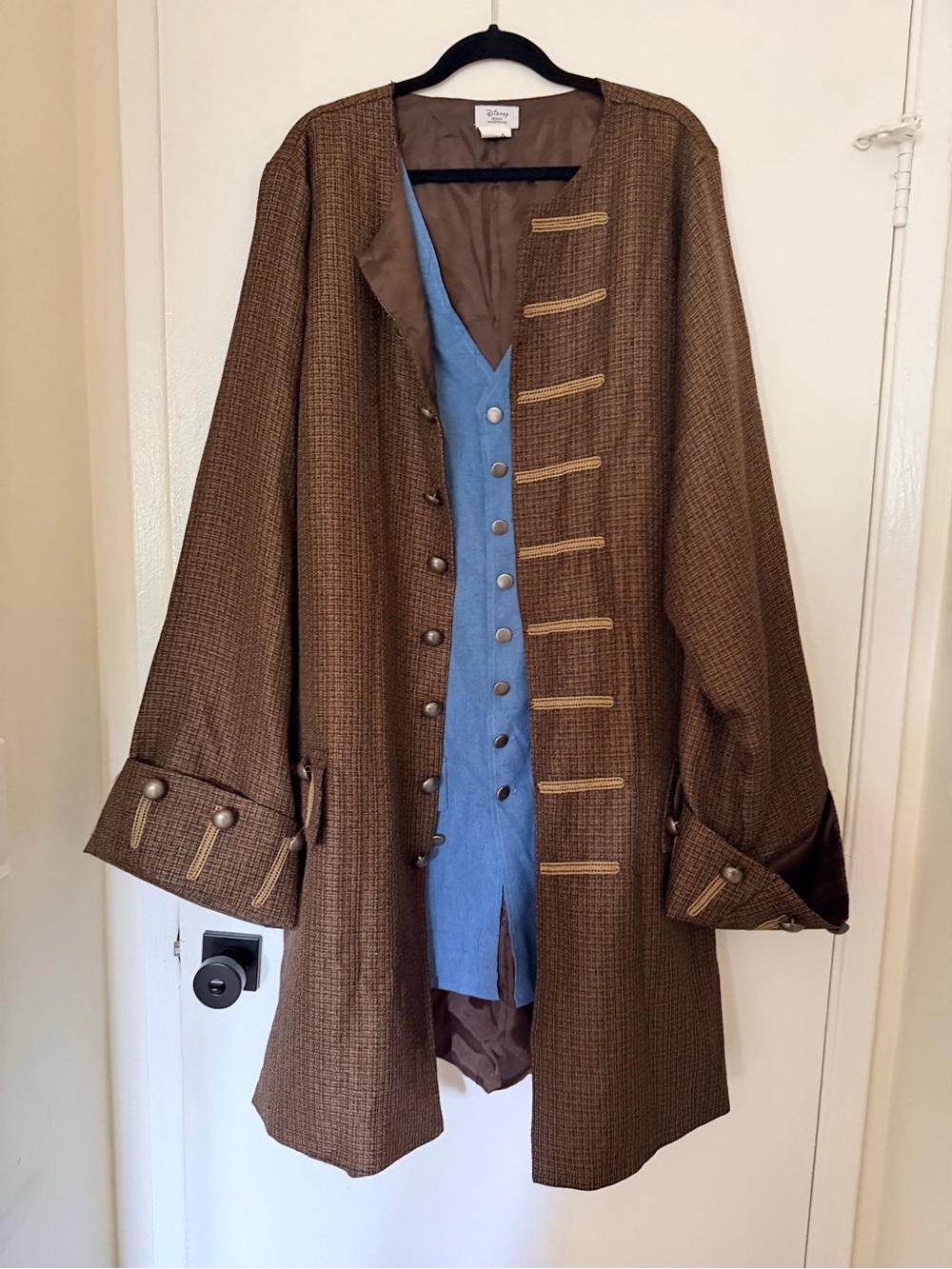 Disney Captain Jack Sparrow Pirates Caribbean Costume Coat XL